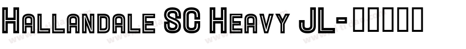 Hallandale SC Heavy JL字体转换